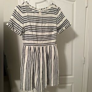 Blue & White Stripe Dress